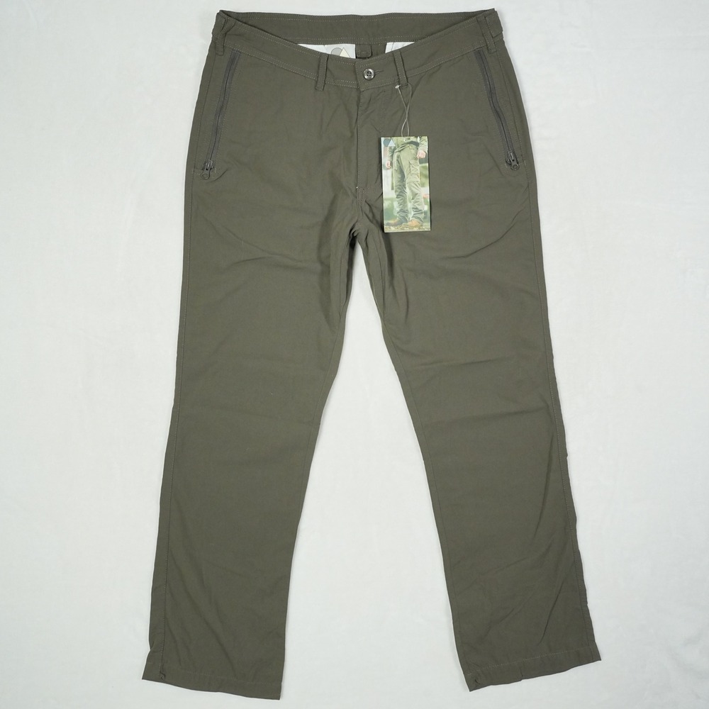 Clothing Arts Pick-Pocket Proof Business Traveler Pants Olive Green 32x30 NWT